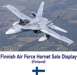 Finnish Air Force Hornet Solo Display